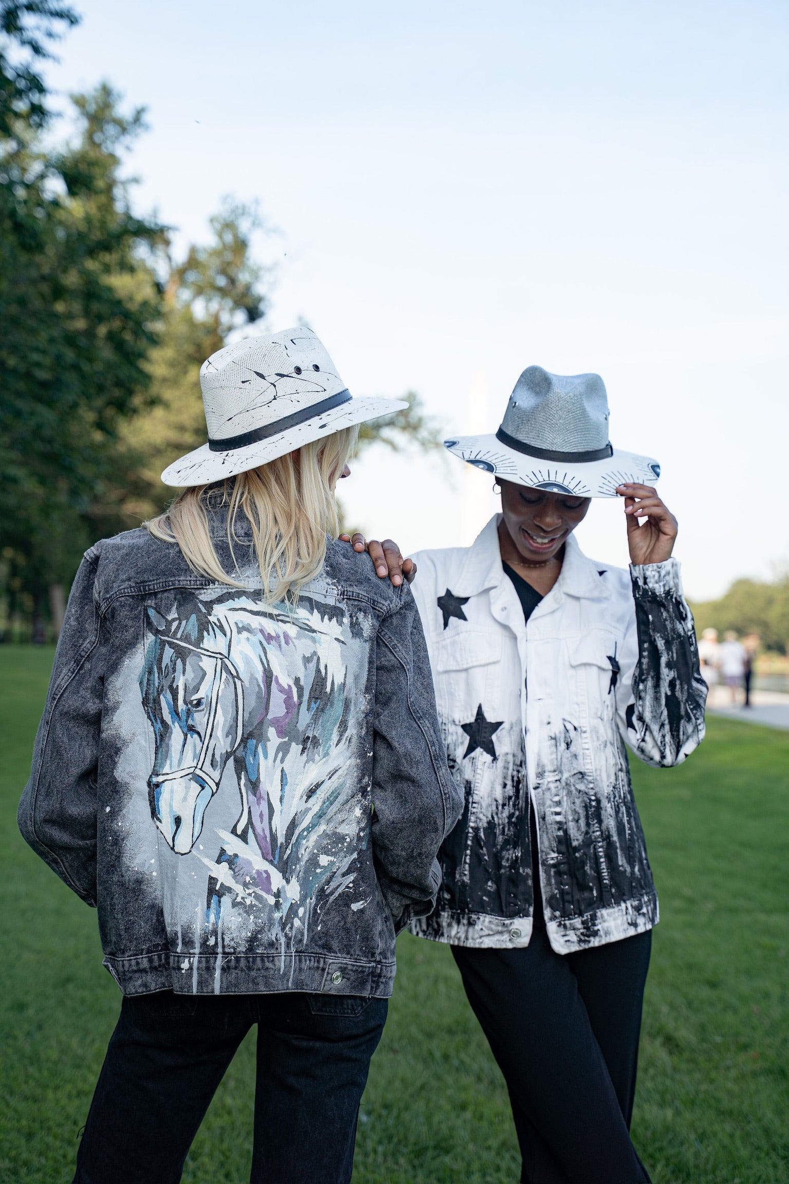 HAND-PAINTED JEAN JACKETS