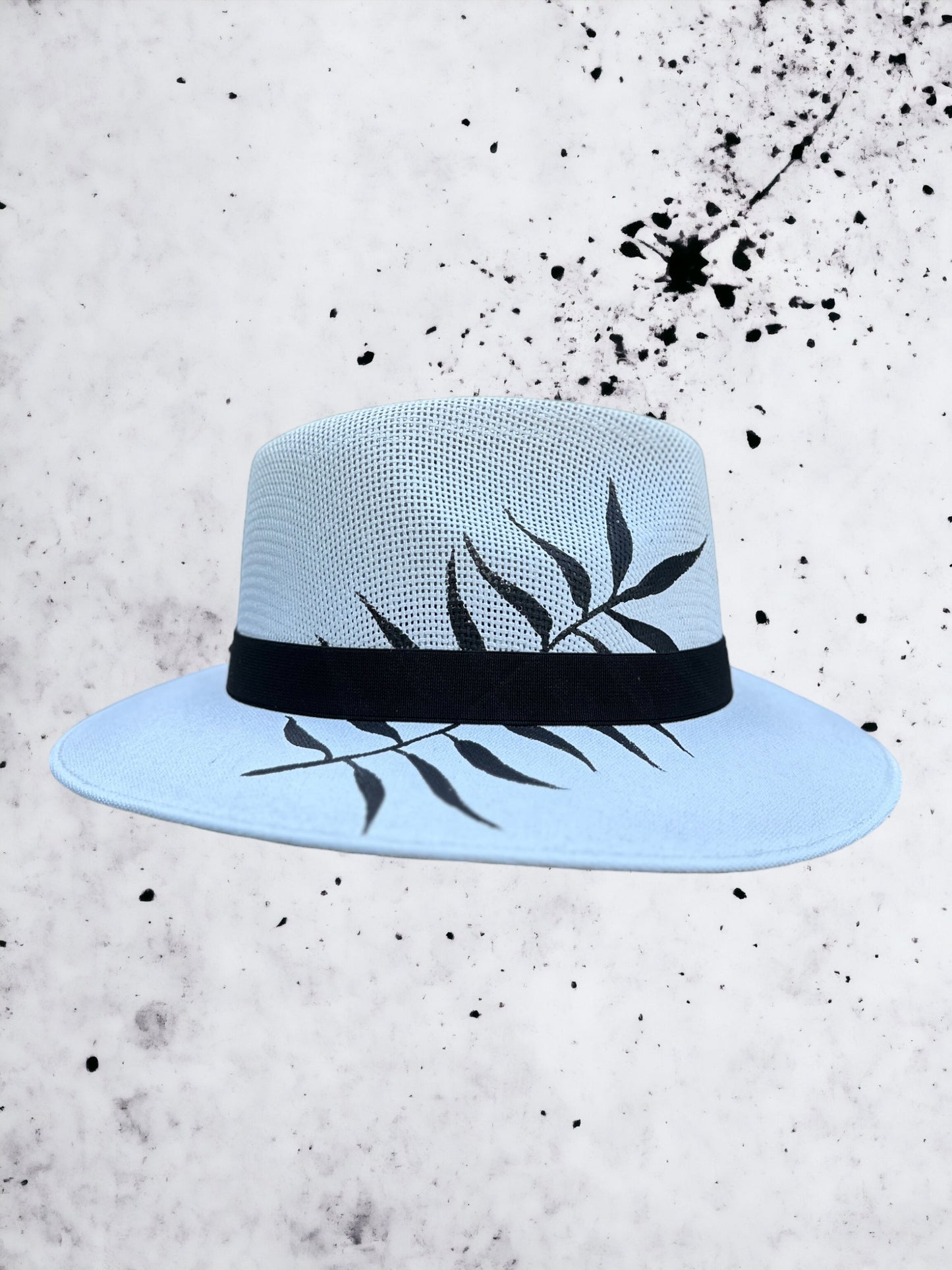 Paradiso Painted Jute Canvas Hat