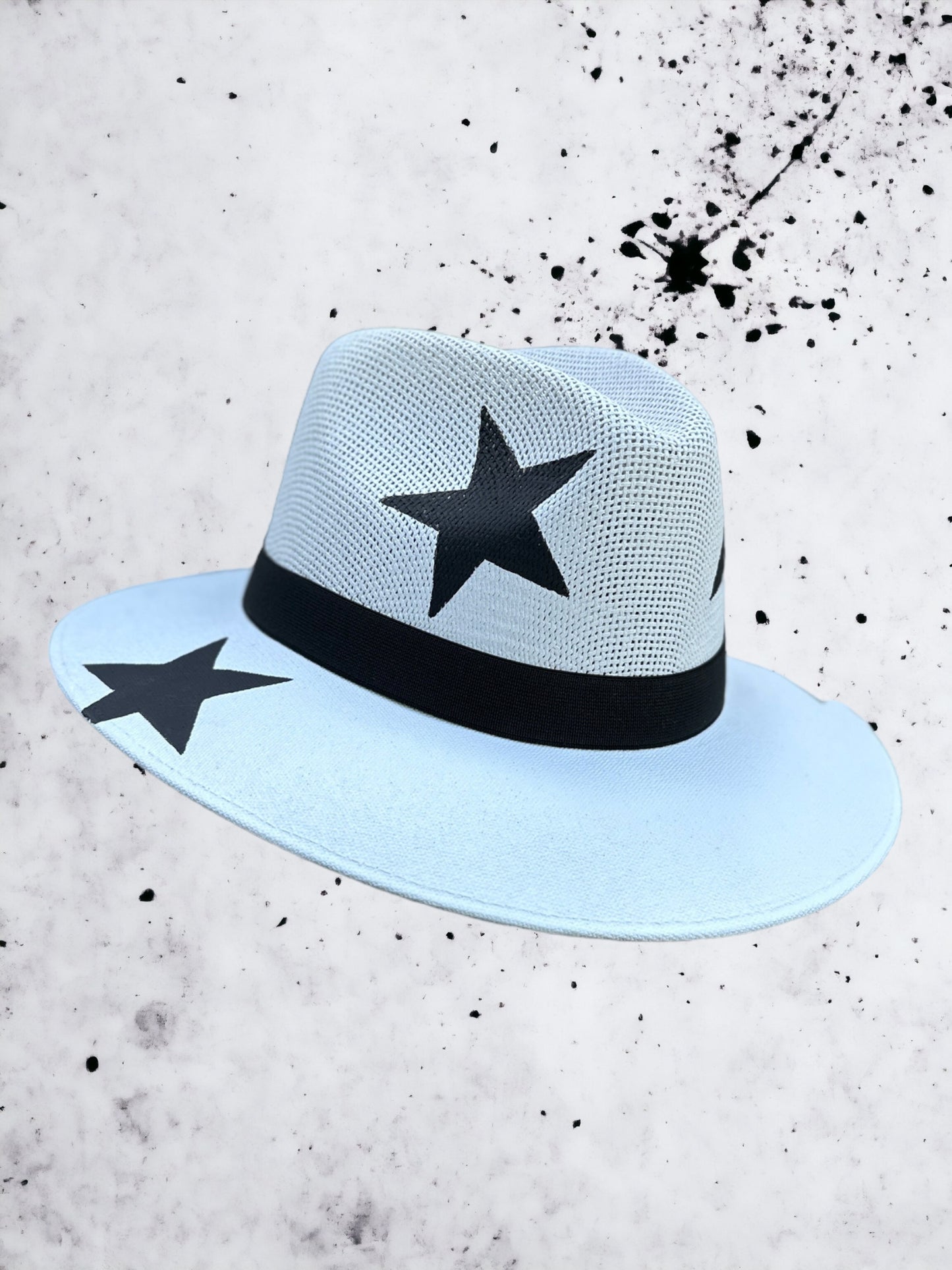Starstruck Painted Jute Canvas Hat