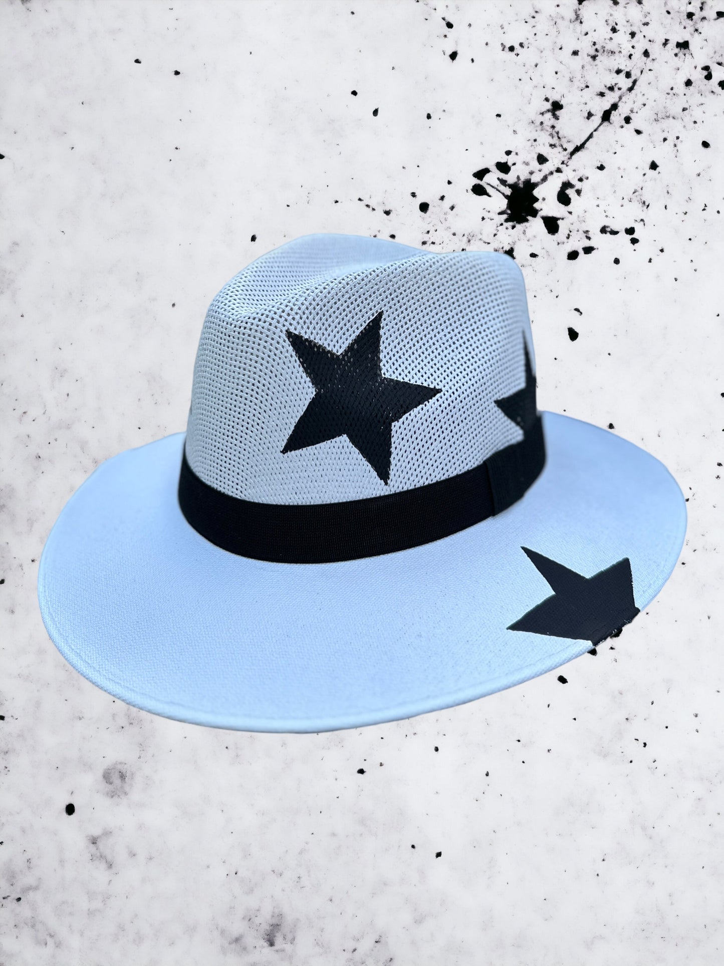 Starstruck Painted Jute Canvas Hat