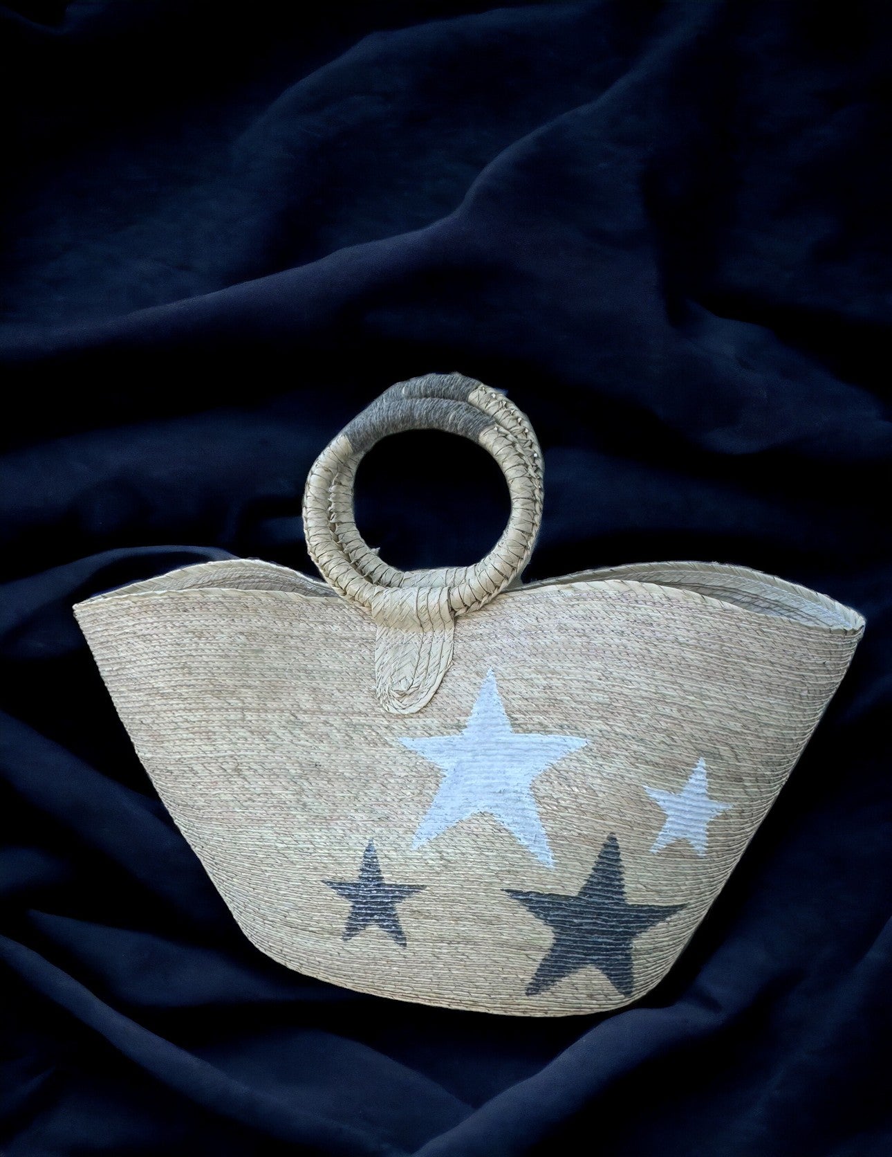 Constellation Painted Palm Beach Bag