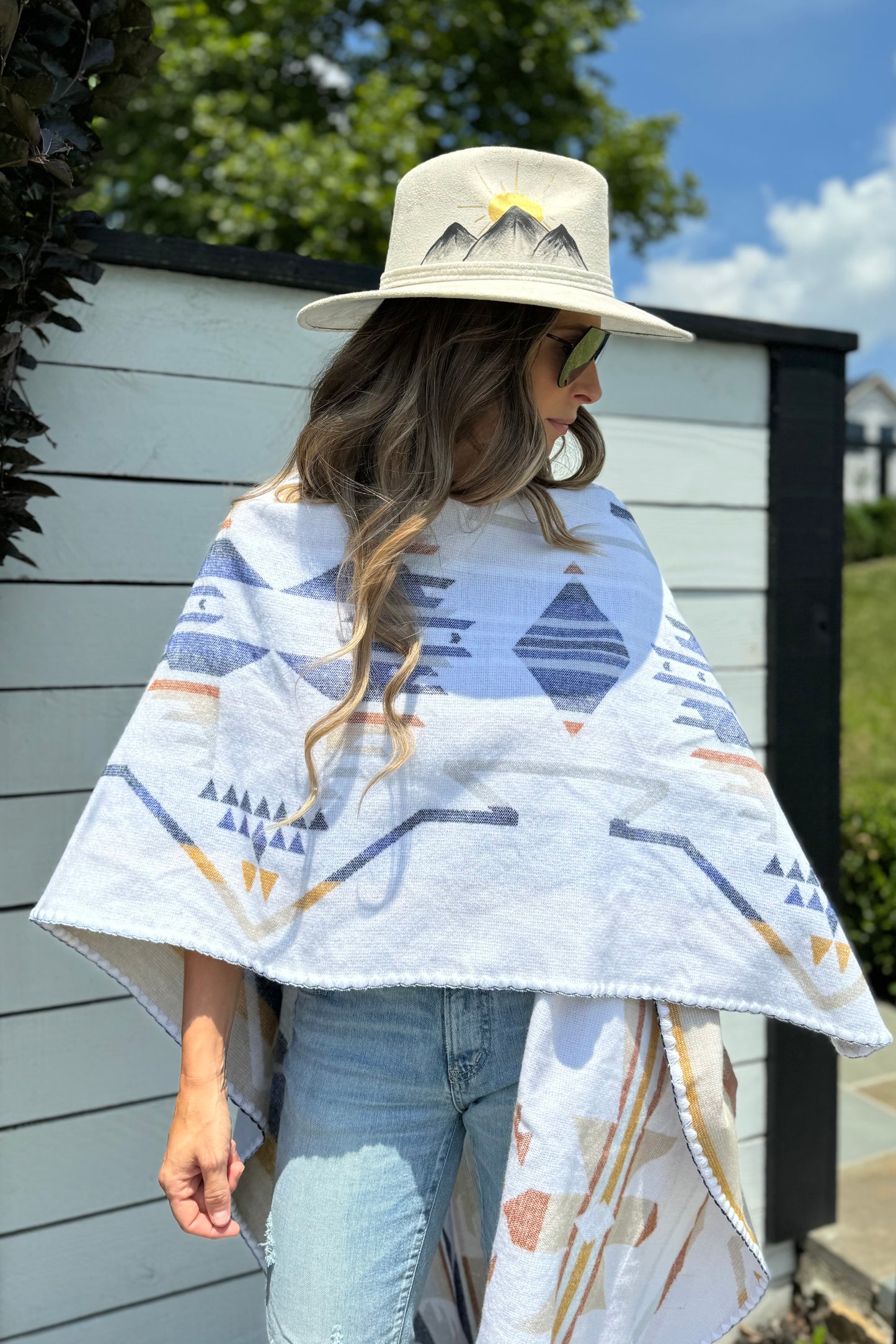 Desert Sky Reversible Poncho