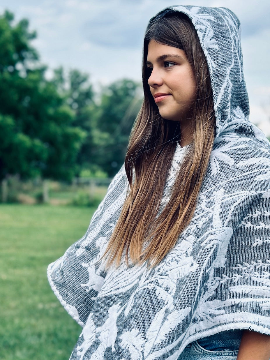 Palm Jungle Children's Poncho