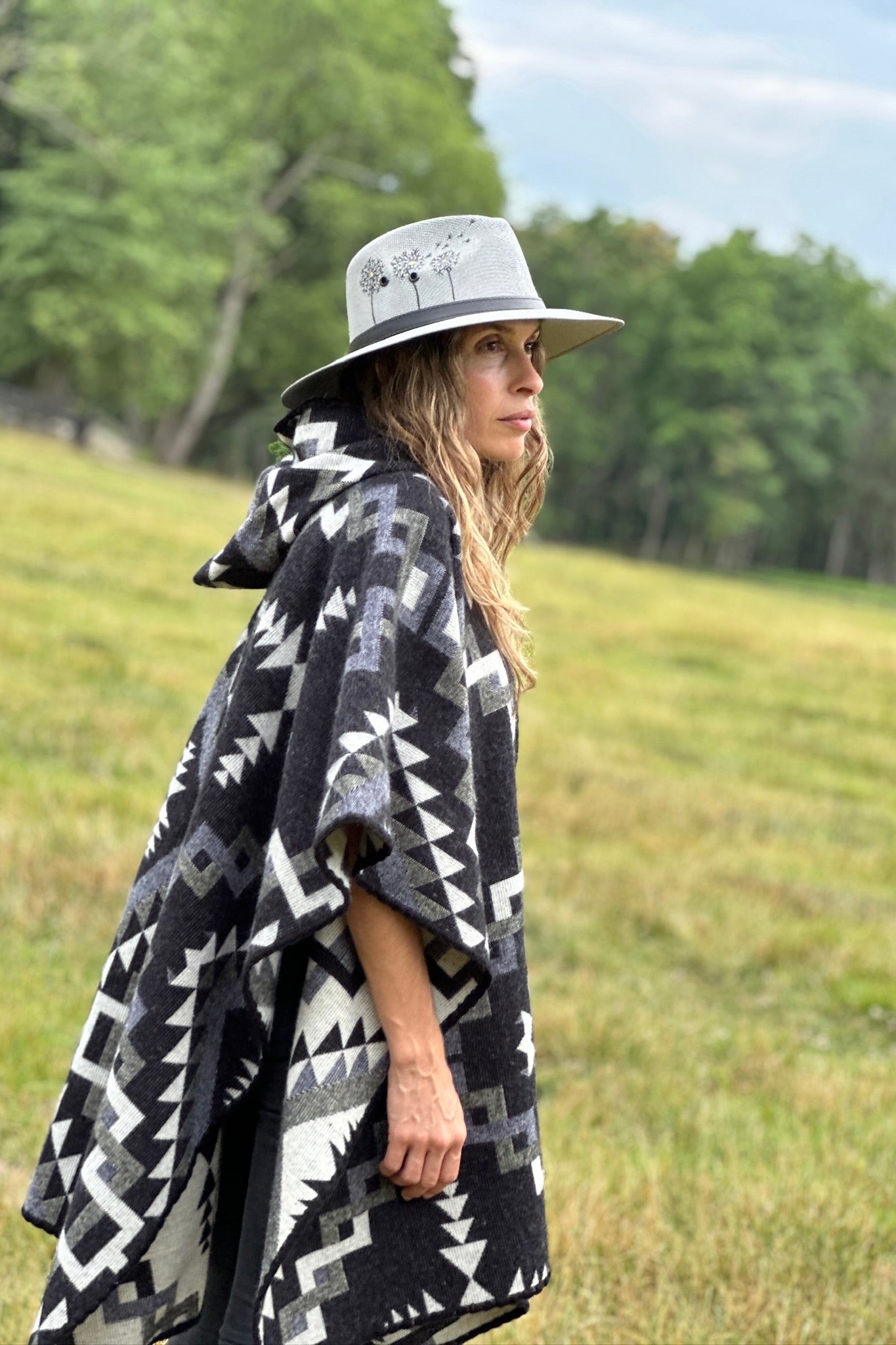 Aymara Hooded Poncho