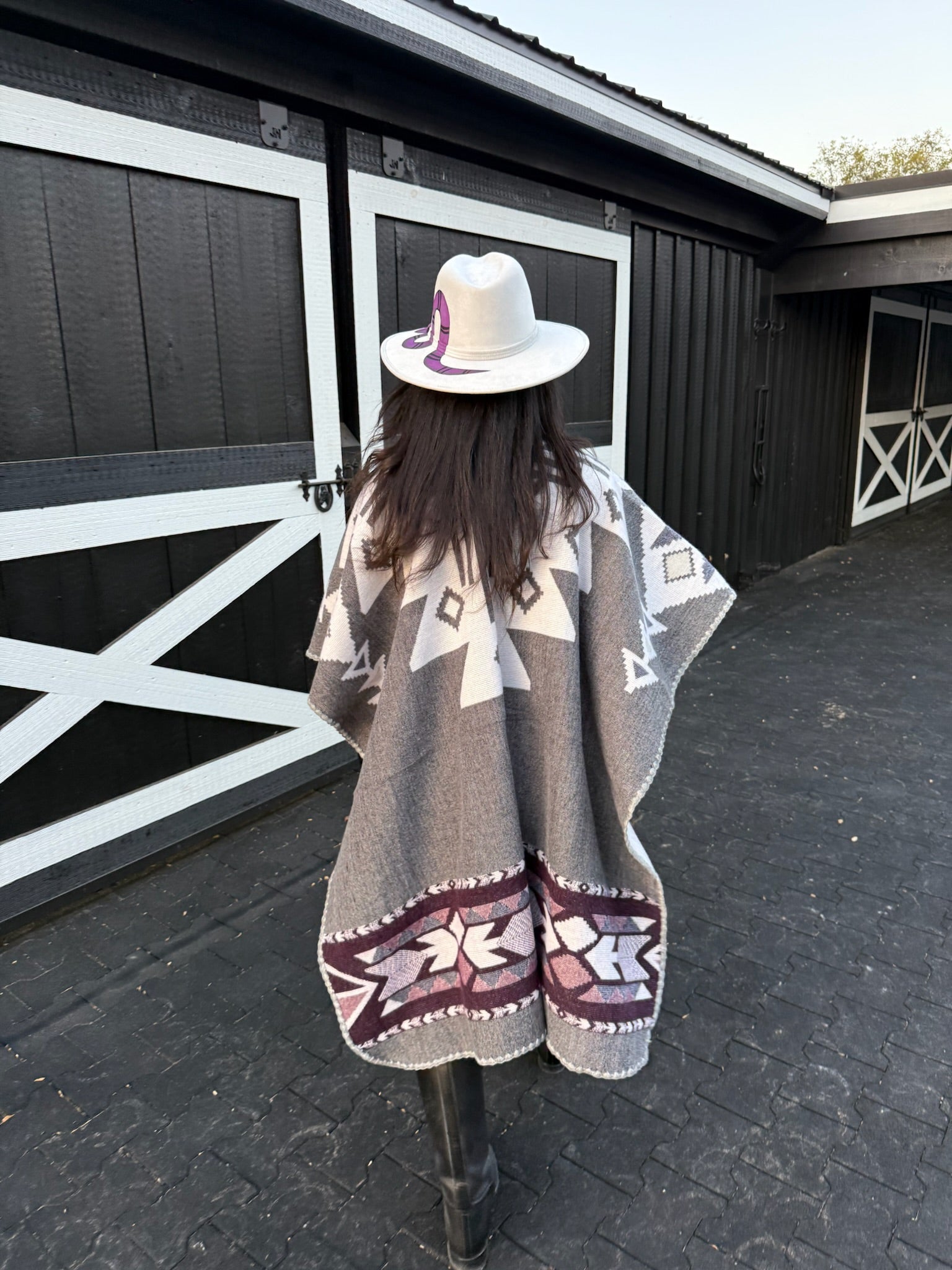 Pacha Reversible Poncho