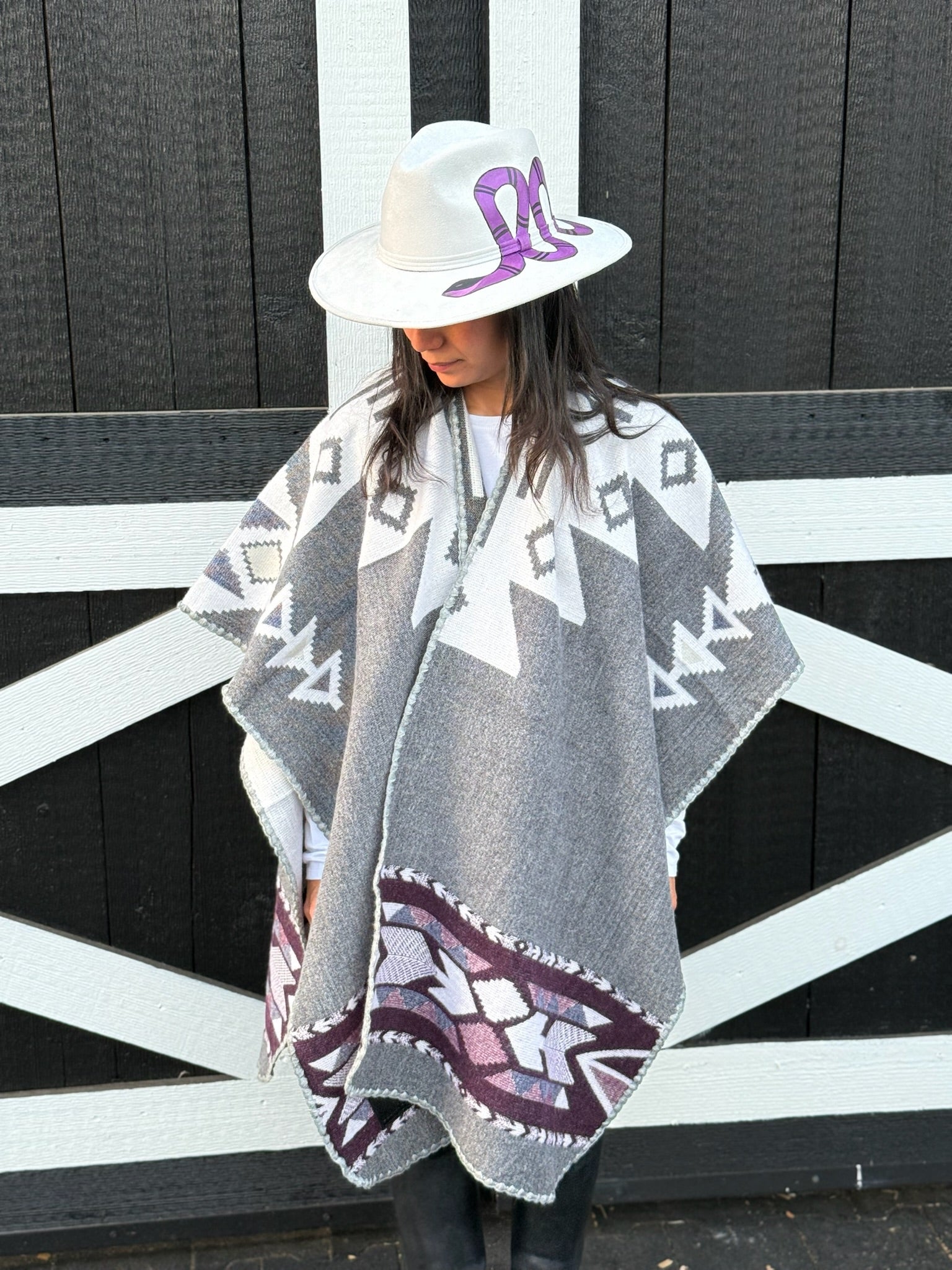 Pacha Reversible Poncho