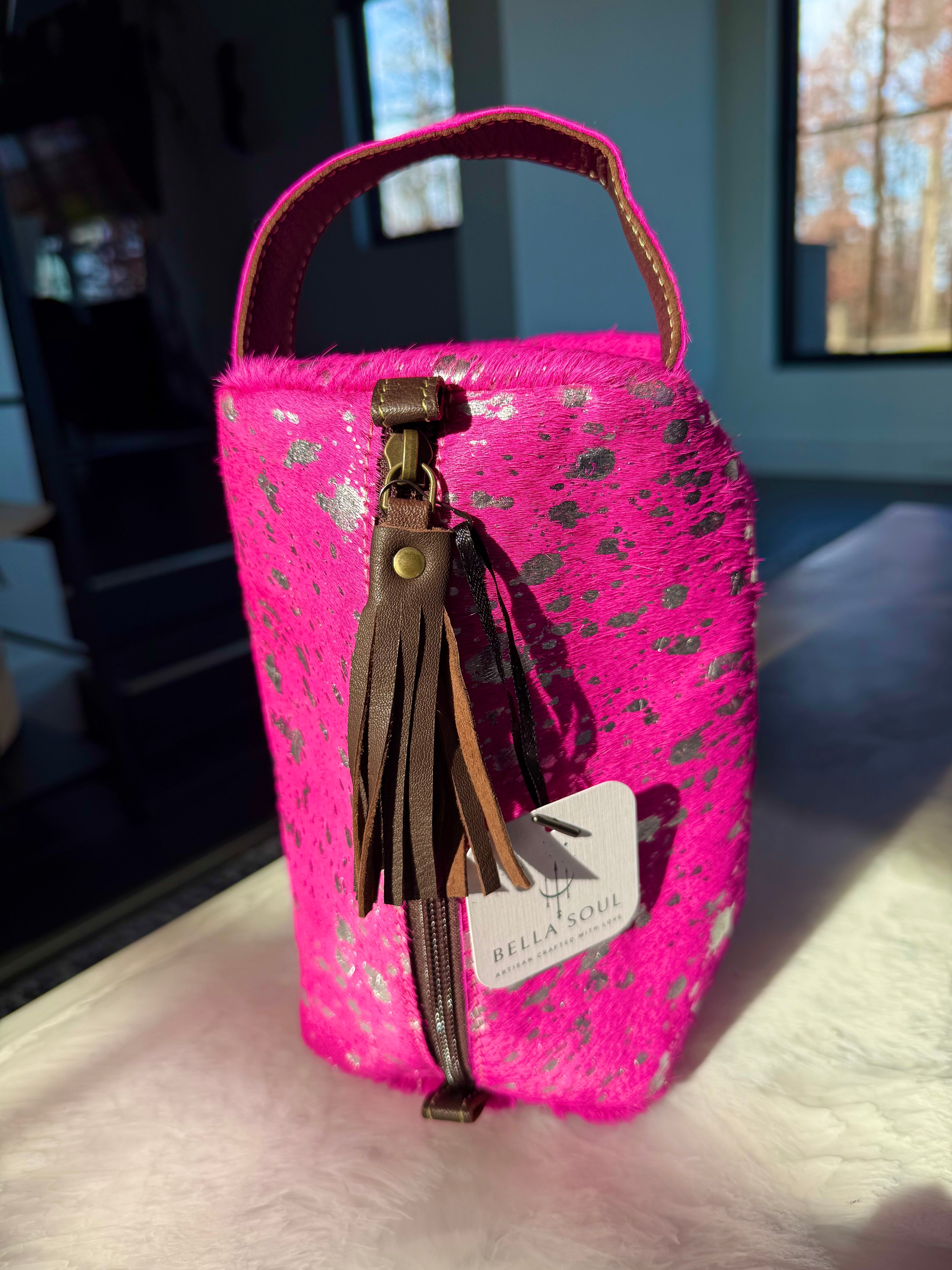 Cowhide Toiletry Bag
