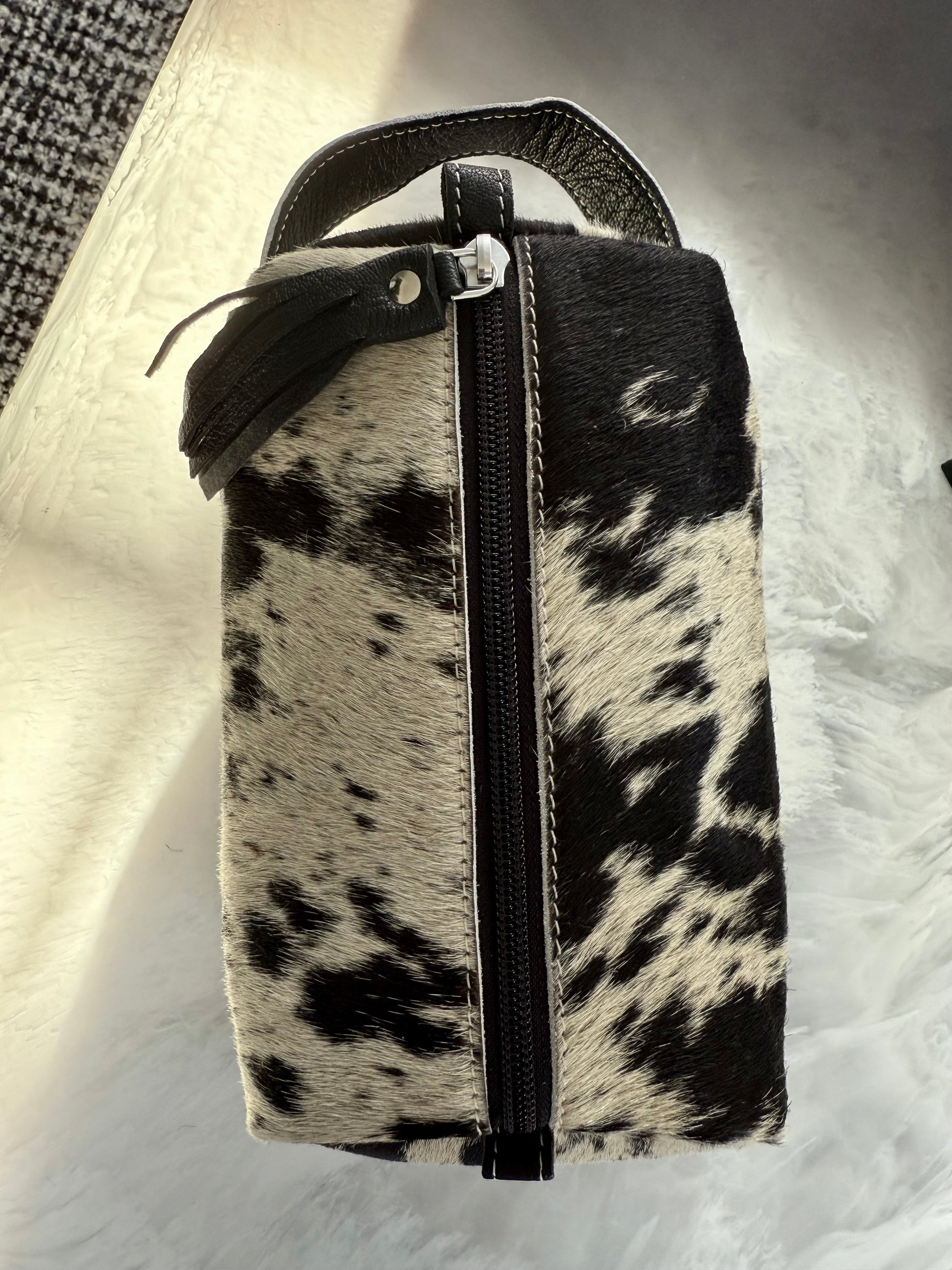 Cowhide Toiletry Bag