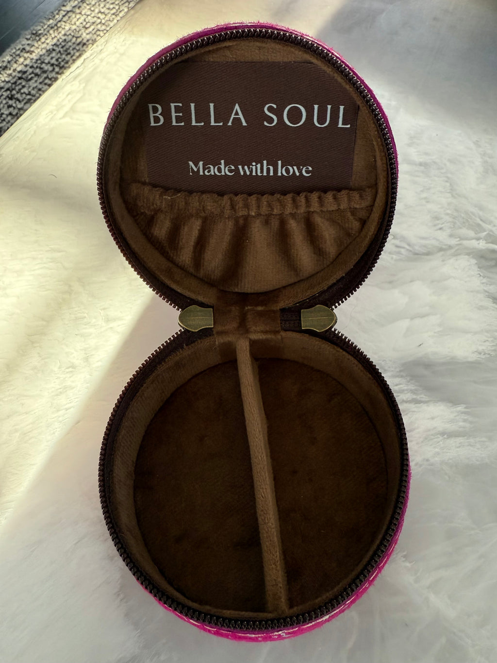 Mini Cowhide Jewelry Box