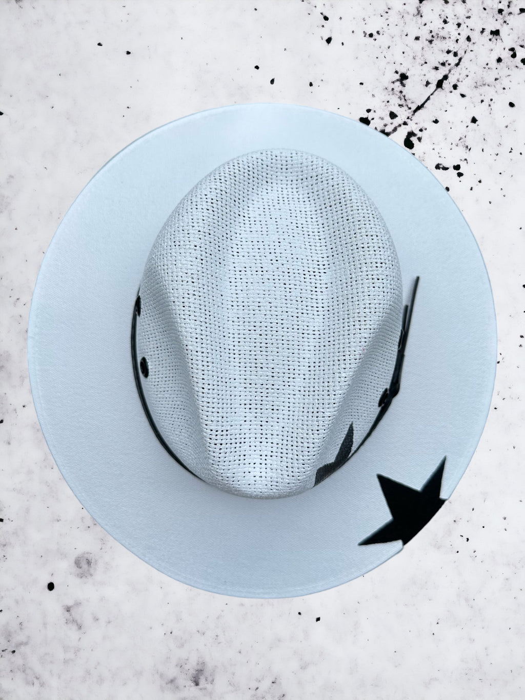 Superstar Painted Jute Canvas Hat