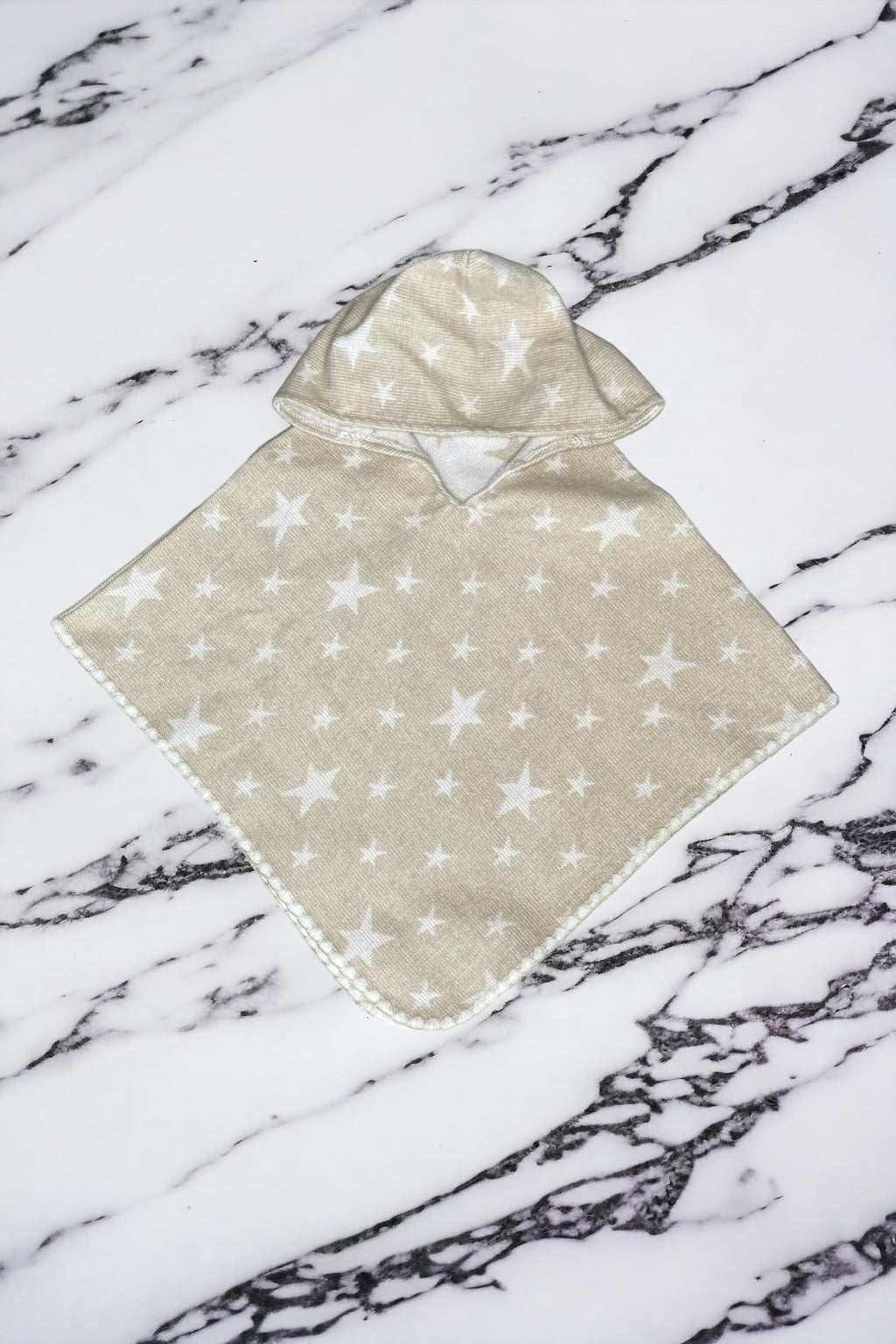 Little Star Children's Poncho - Tan