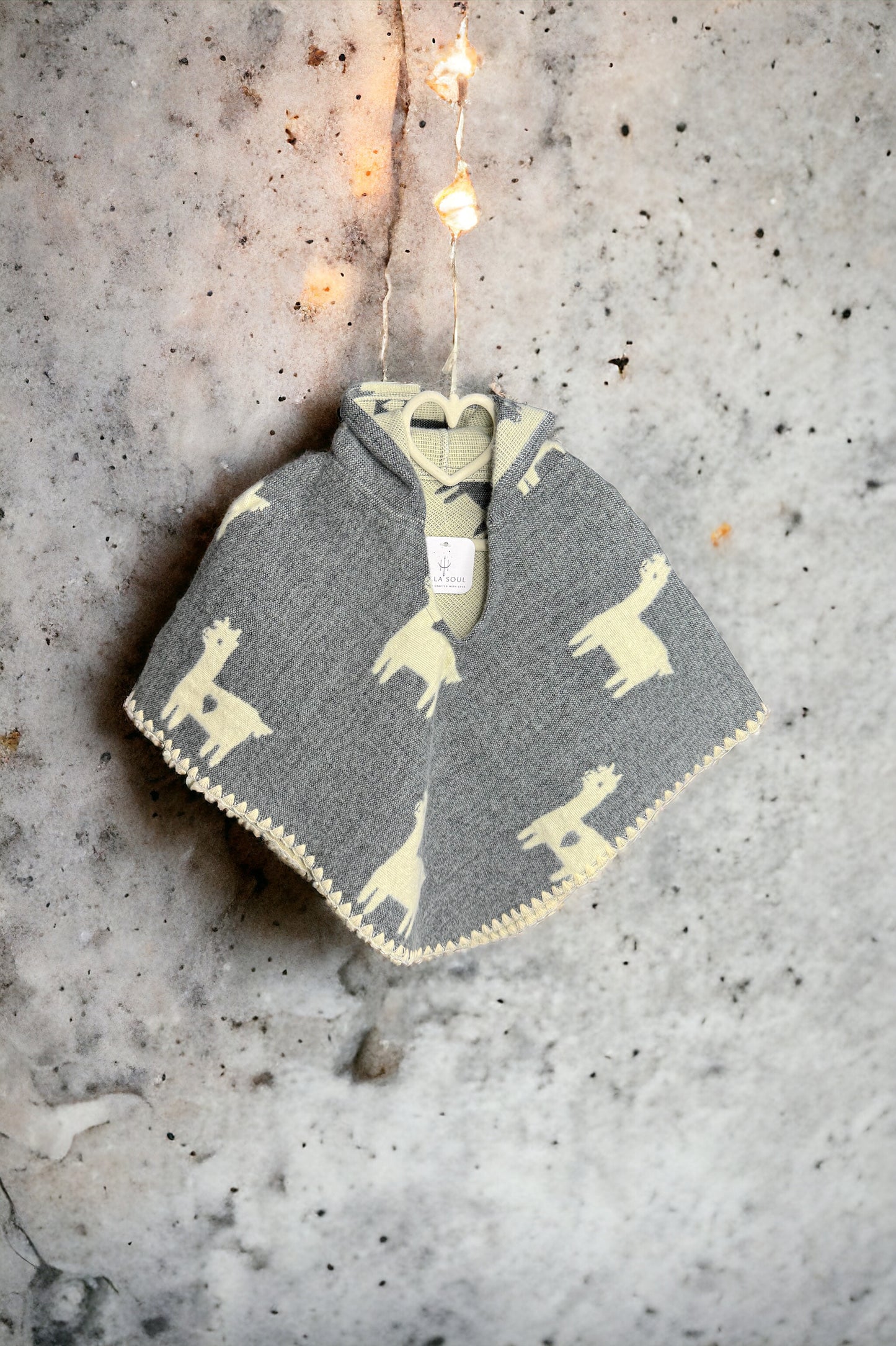 Little Llama Children's Poncho