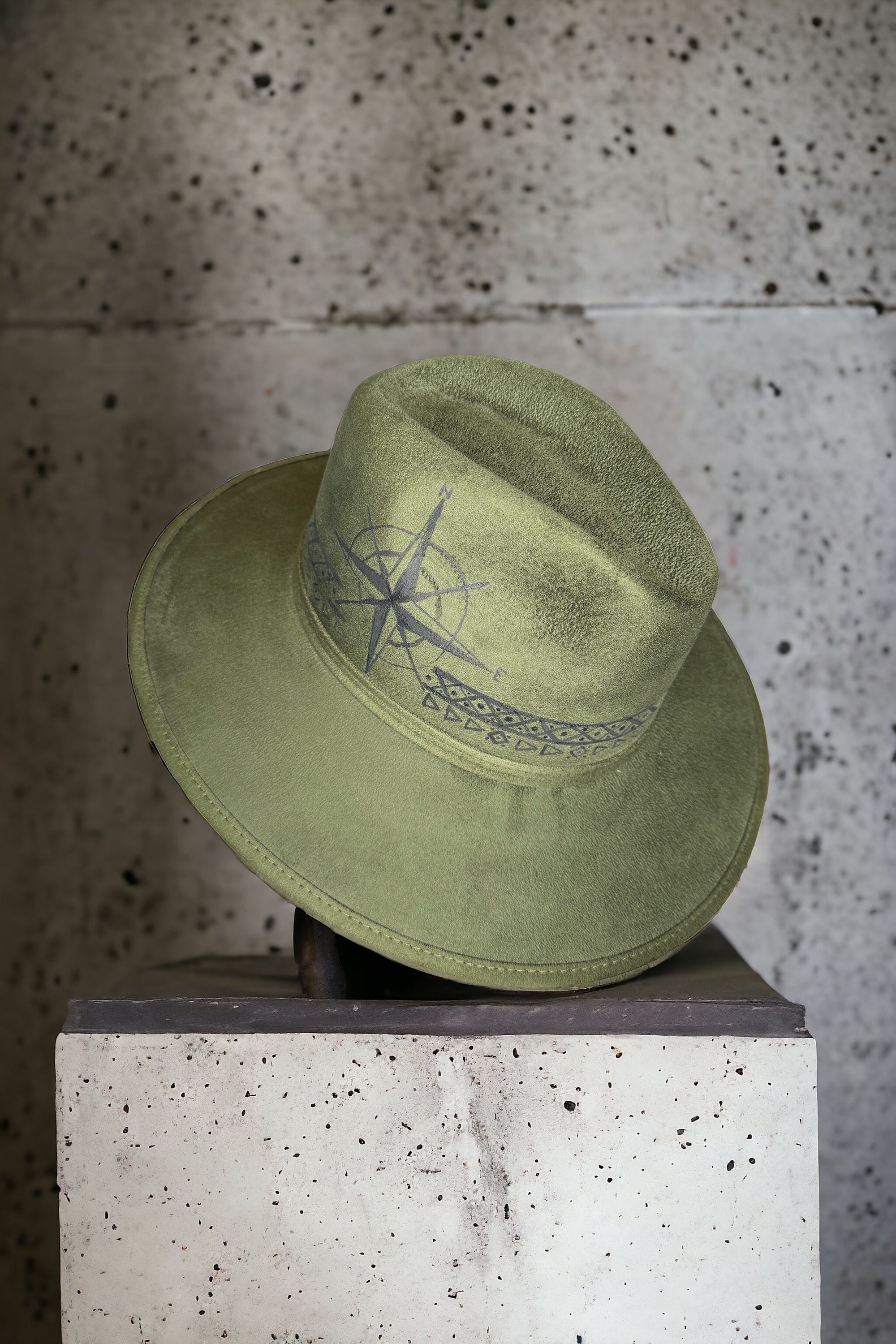 Wayfarer Painted Suede Hat