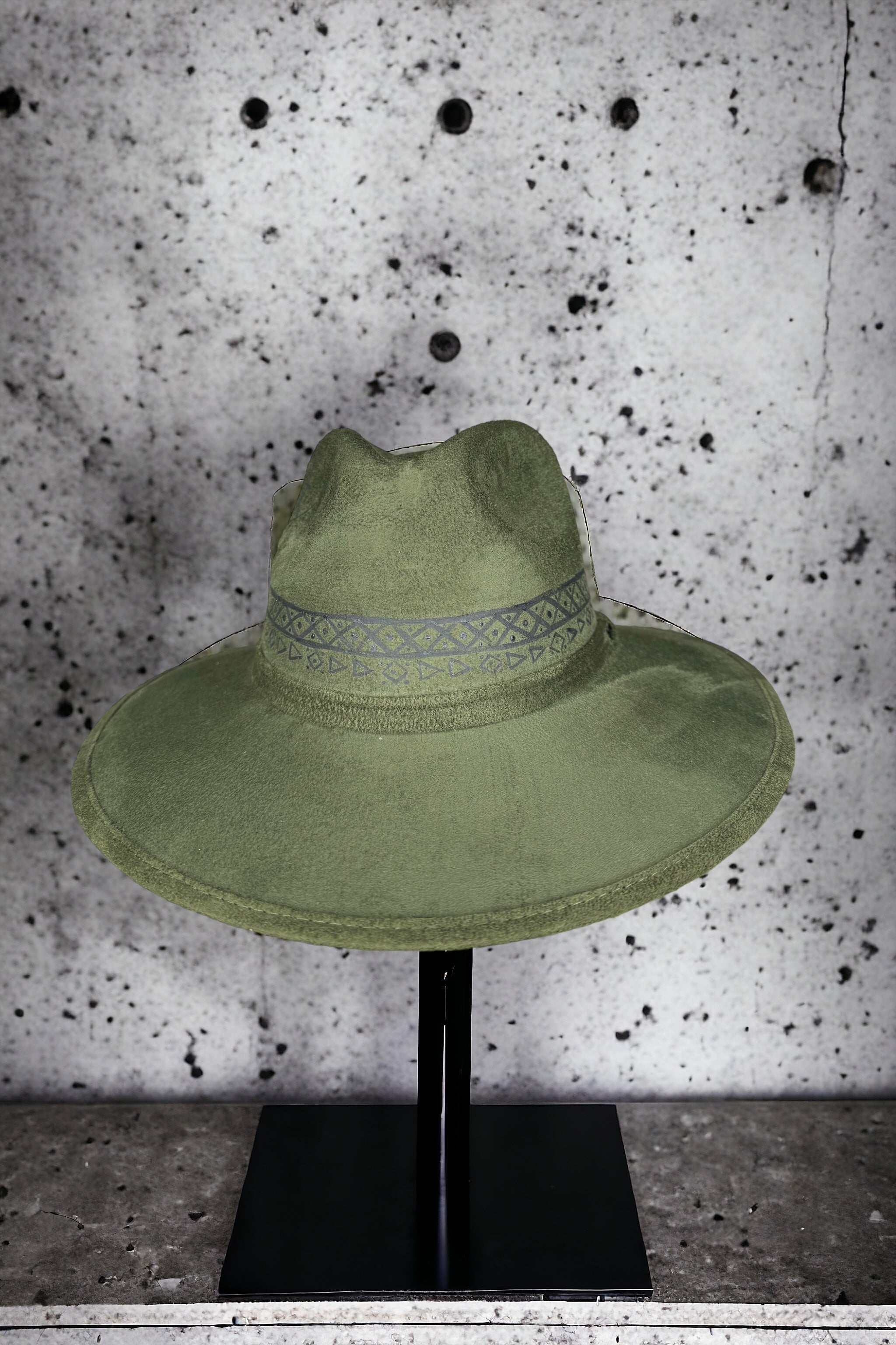 Wayfarer Painted Vegan Suede Hat