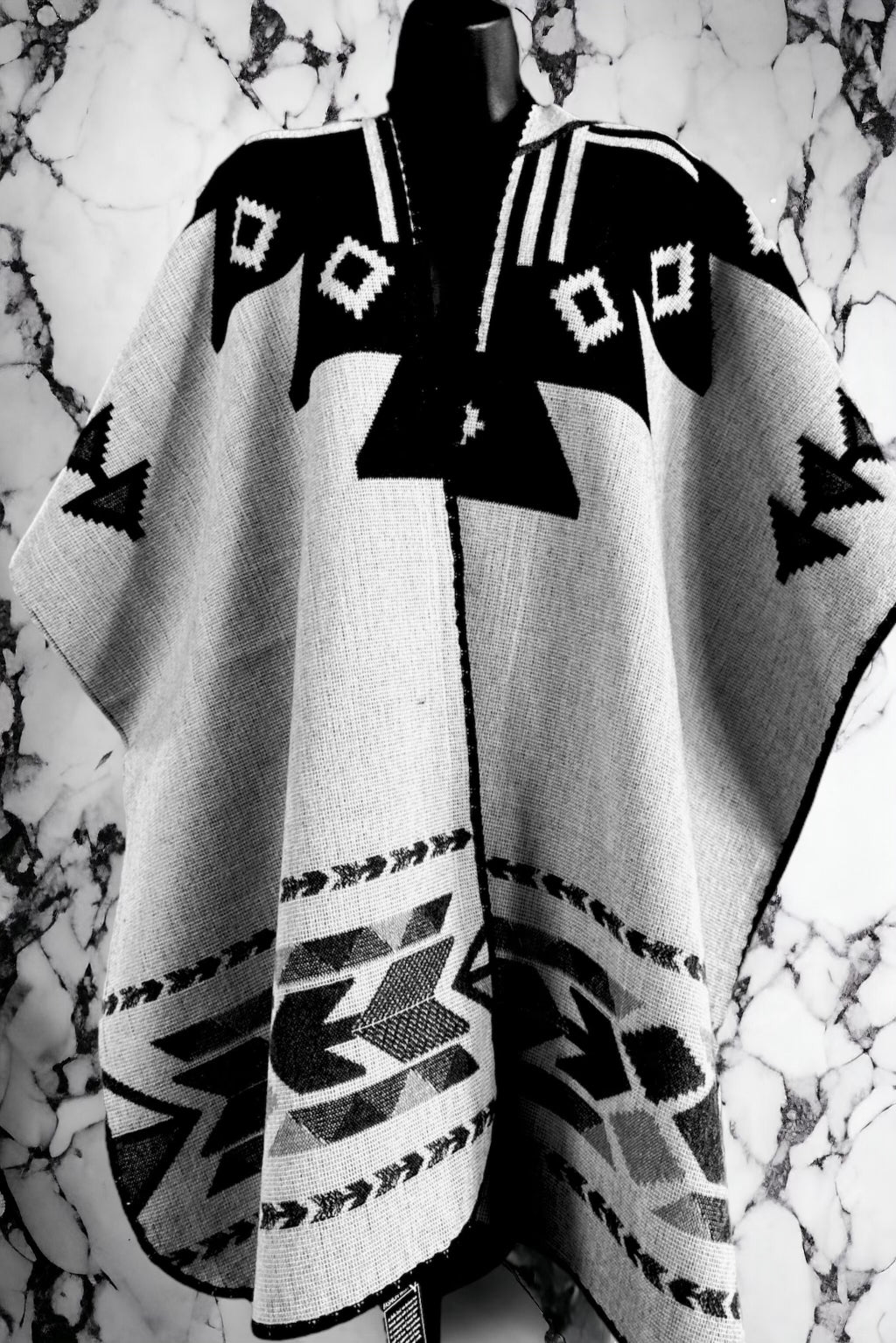 Navajo Reversible Poncho