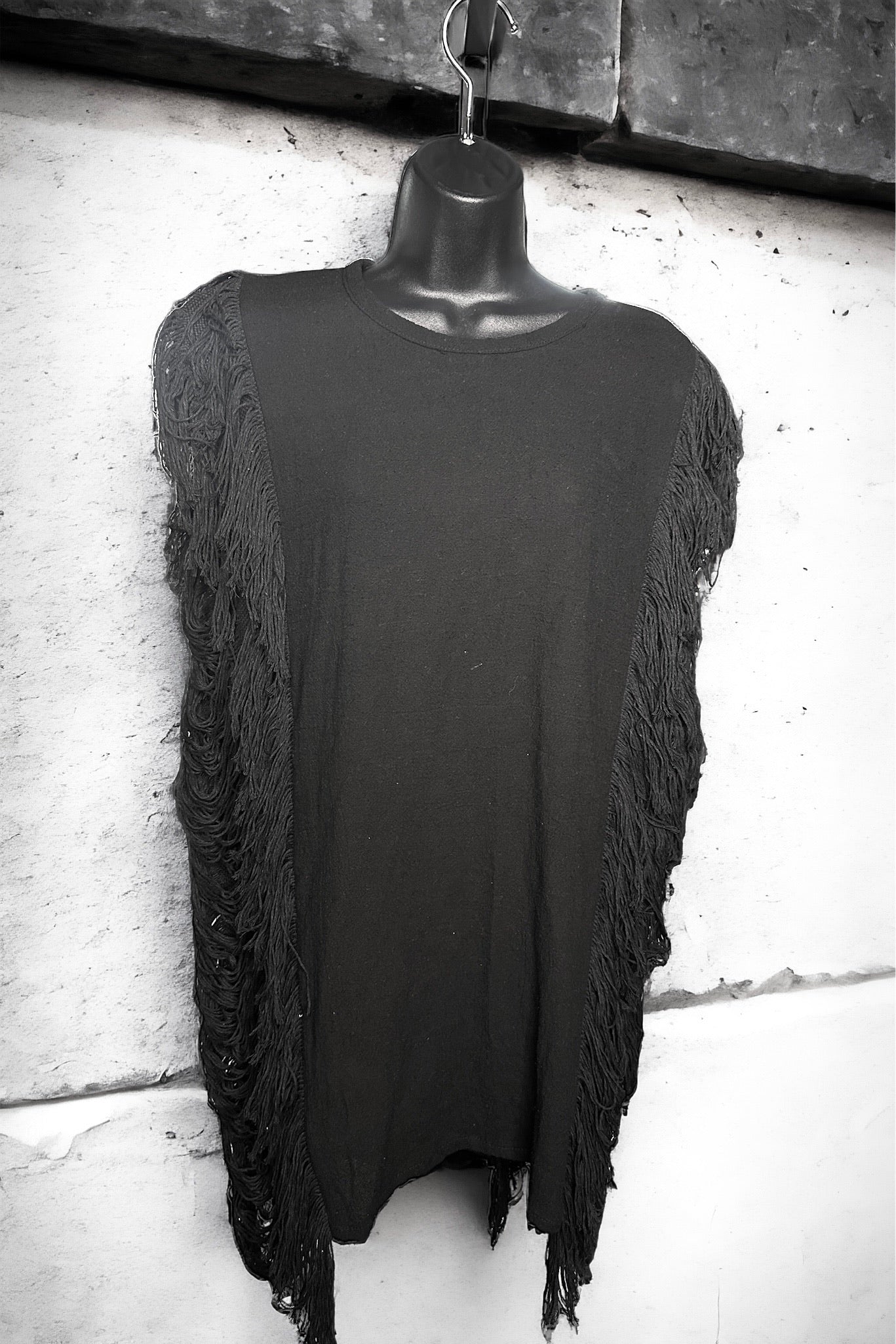 Fringe Dress - Black