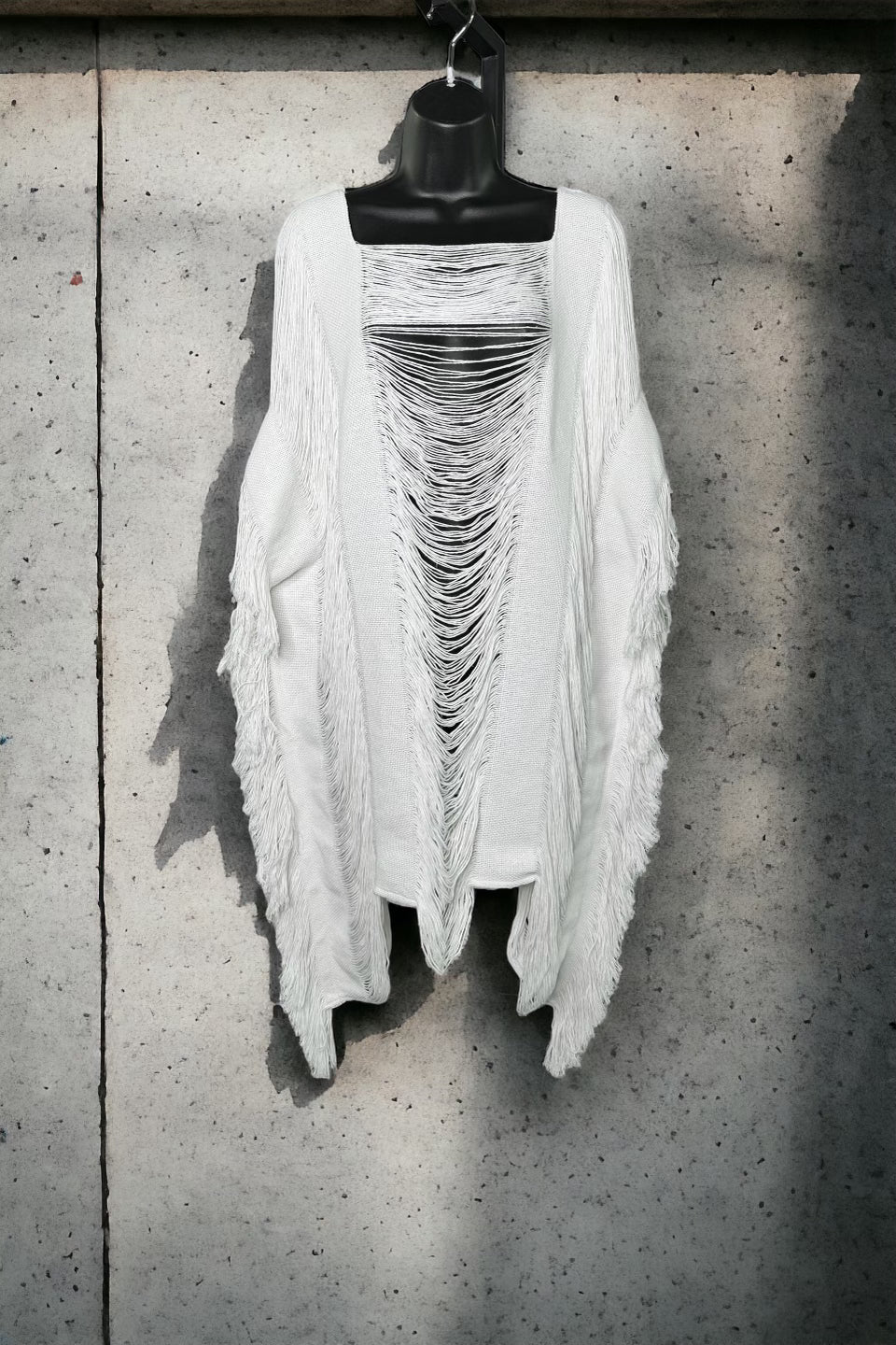 Distressed Beach Cover-Up Dress