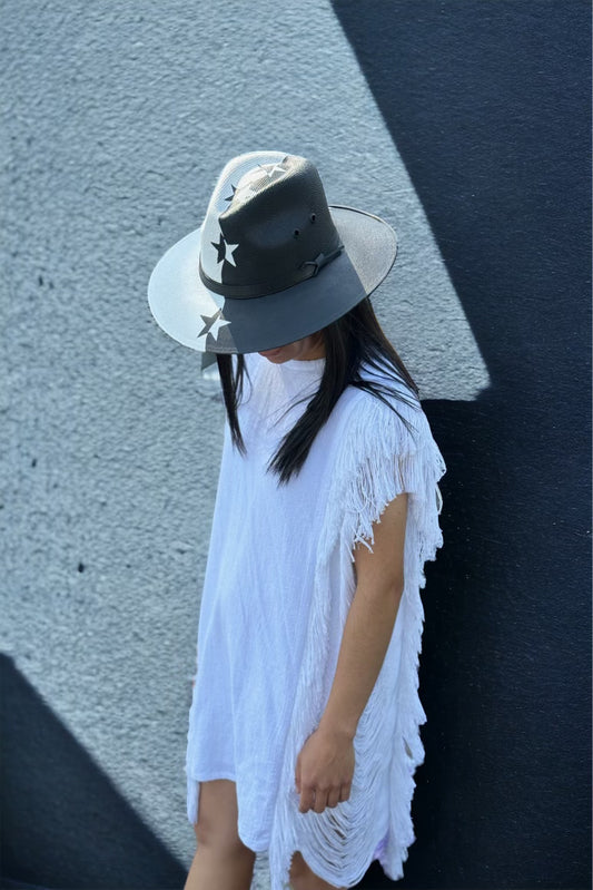 Fringe Dress - White