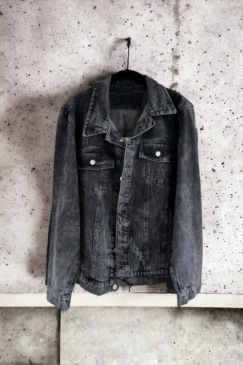 Equestrian Hand-Painted Jean Jacket