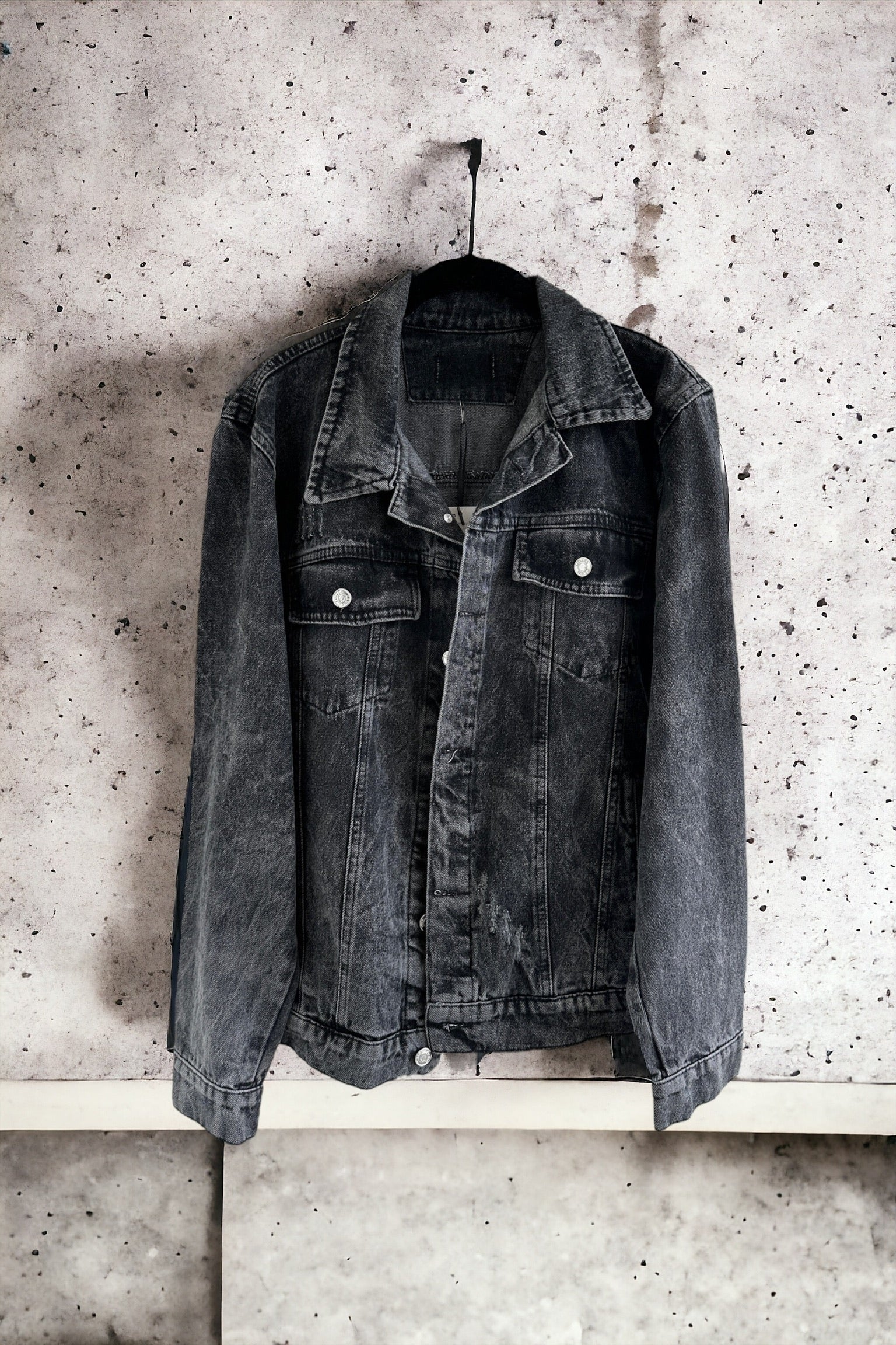 Equestrian Hand-Painted Jean Jacket