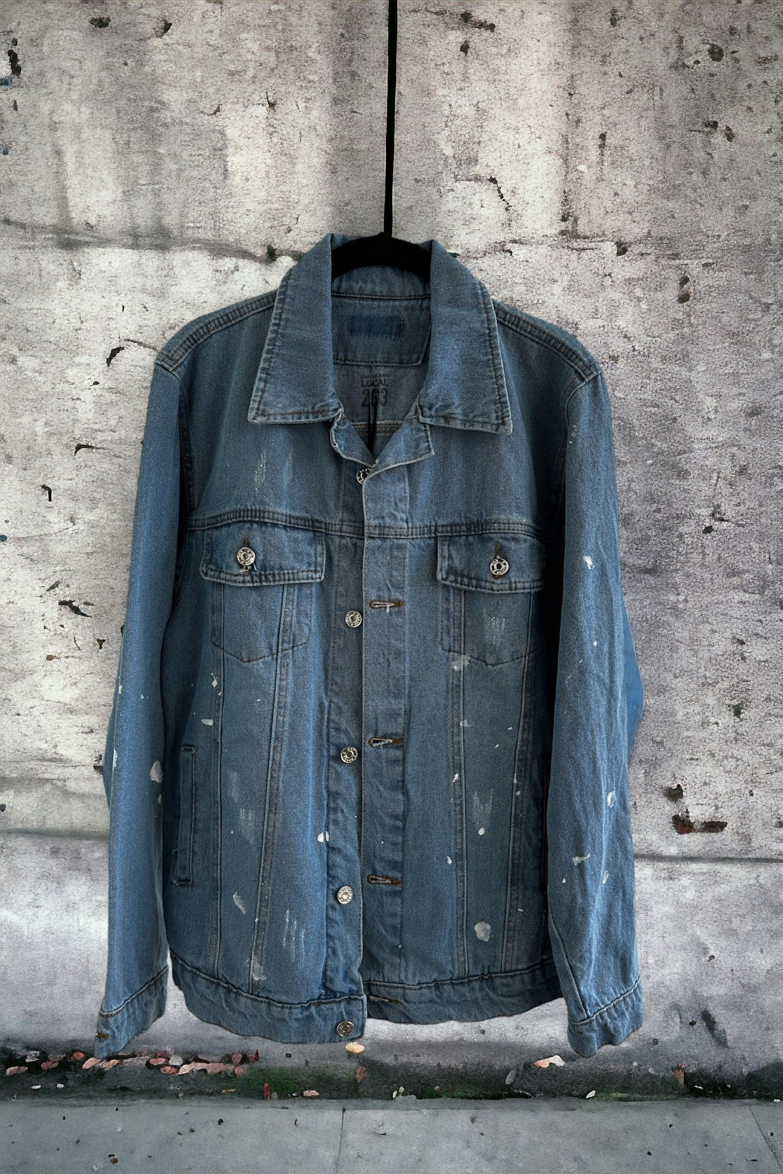 Break the Rules Hand-Painted Jean Jacket