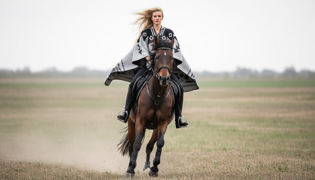 Navajo Reversible Poncho