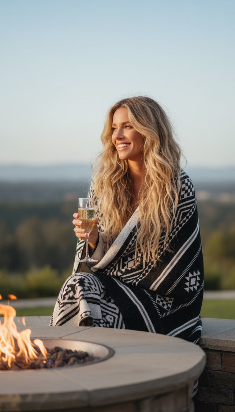 Warmi Maki Reversible Throw Blanket